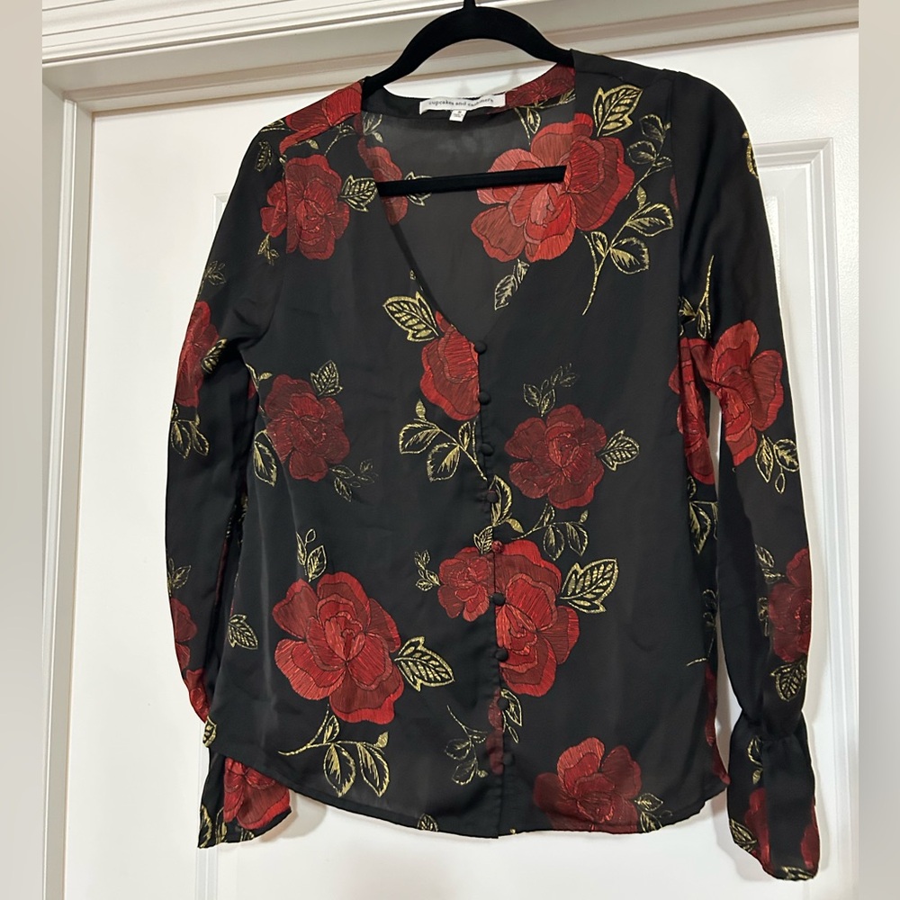 Cupcakes and Cashmere Blouse